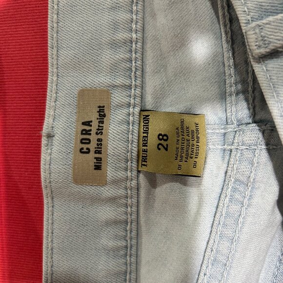 True Religion	Cora Midrise Women's Jeans size 28 - Picture 3 of 5